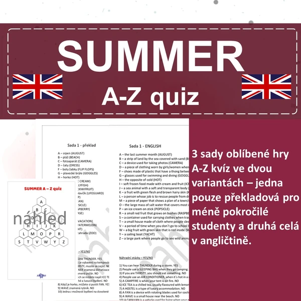 Summer A-Z kvíz