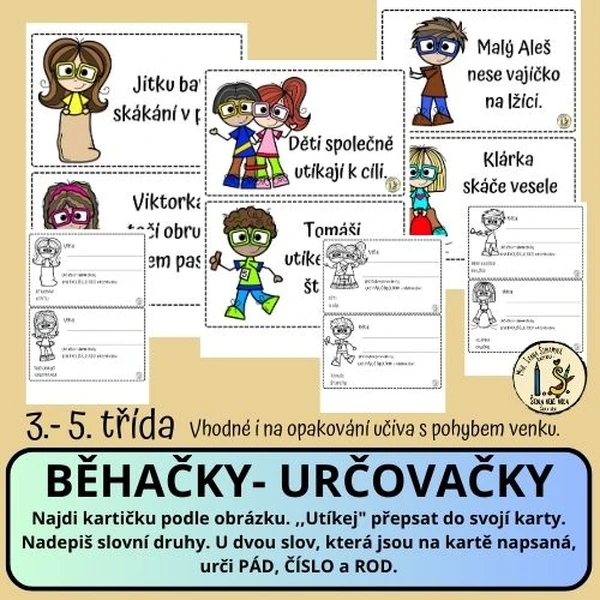 BĚHAČKY - URČOVAČKY - ČJ - 3.-5.r.