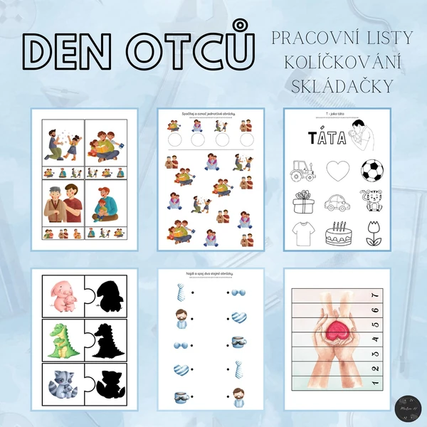 Den otců, soubor aktivit