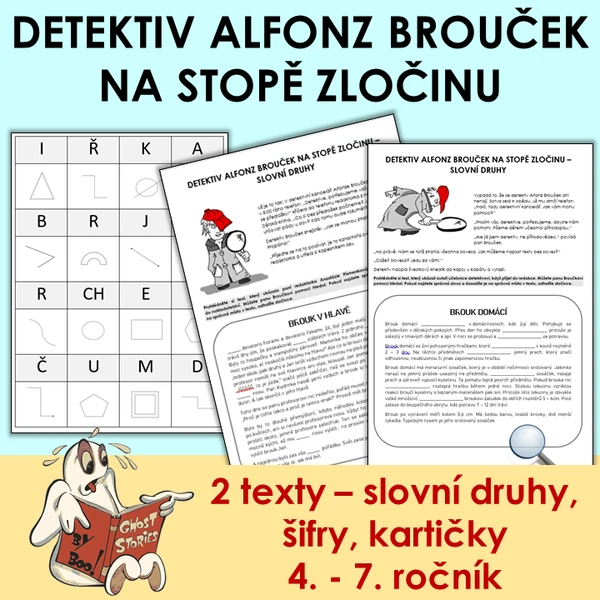 SLOVNÍ DRUHY - PRÁCE S TEXTEM +HRA