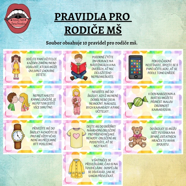 PRAVIDLA PRO RODIČE MŠ 