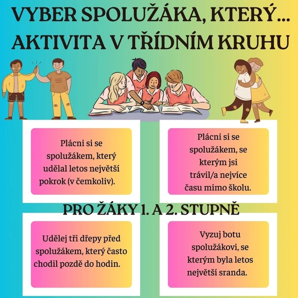 Vyber si spolužáka, který... - aktivita v třídním kruhu 