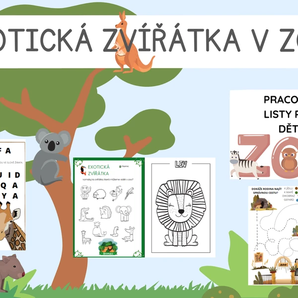Exotická zvířátka v zoo 