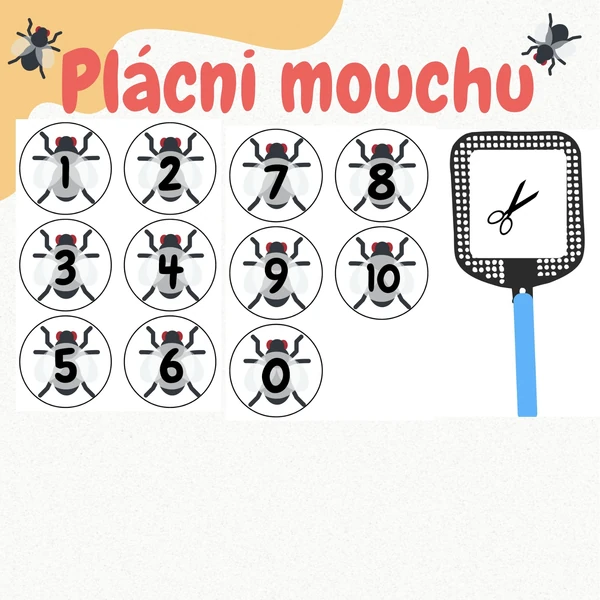 Plácni mouchu - čísla