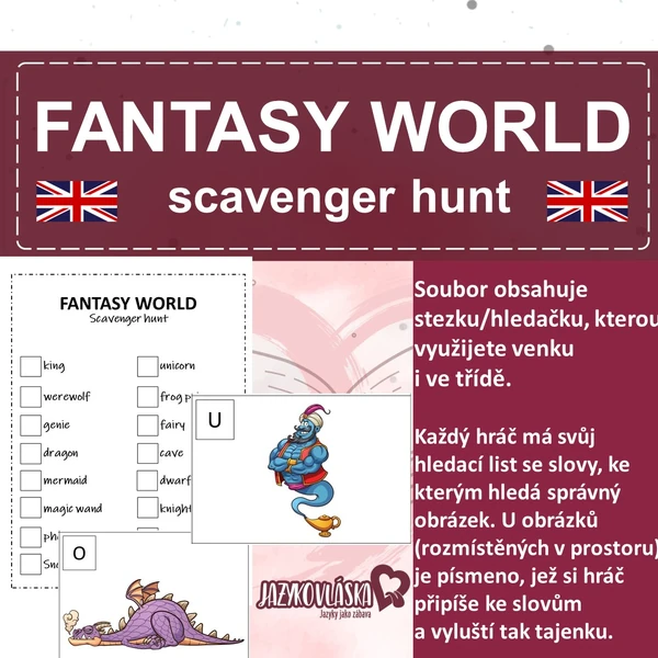 Fantasy World scavenger hunt