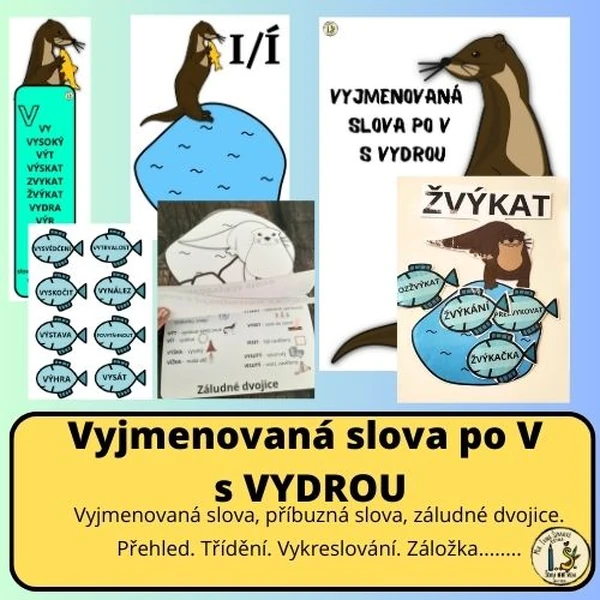 Vyjmenovaná slova po V s VYDROU