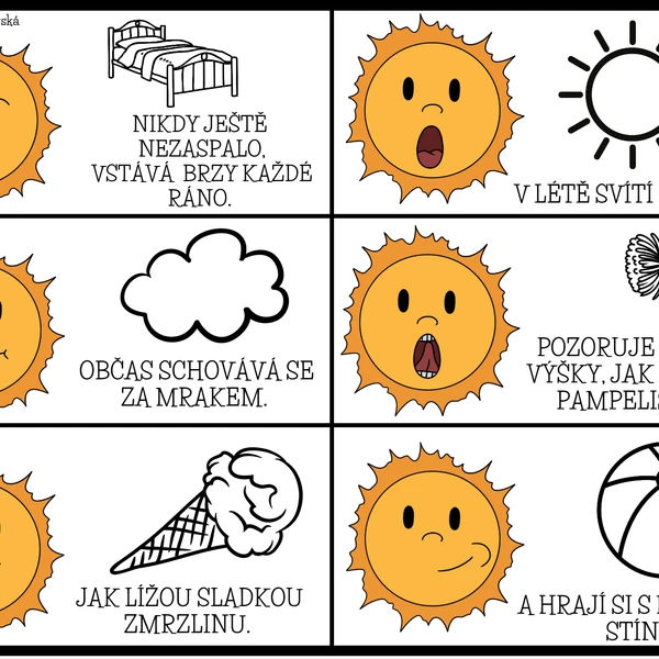 Artikulační chvilka se sluníčkem 