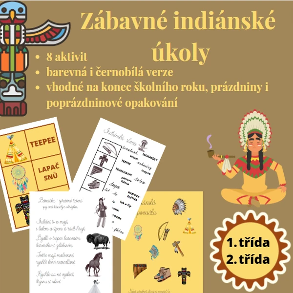 Zábavné indiánské úkoly