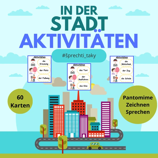 AKTIVITÄTEN - in der Stadt (60 Karten)