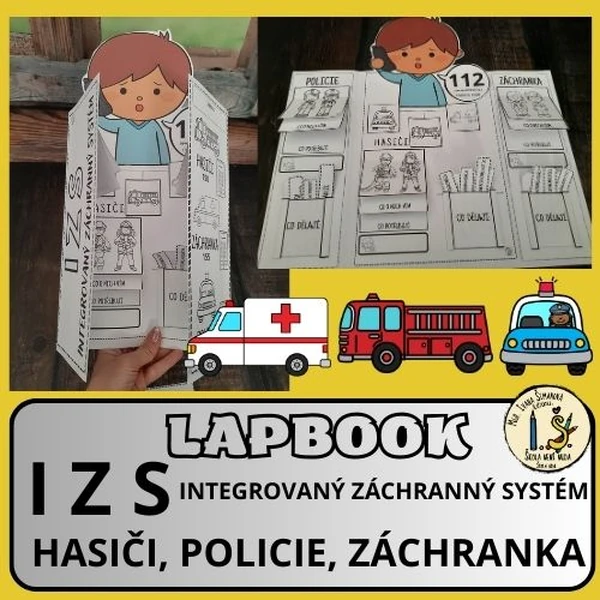 IZS – POLICIE, HASIČI, ZÁCHRANKA – LAPBOOK
