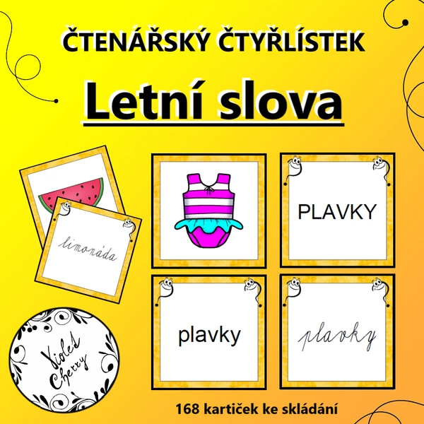 Čtenářský čtyřlístek - Letní slova