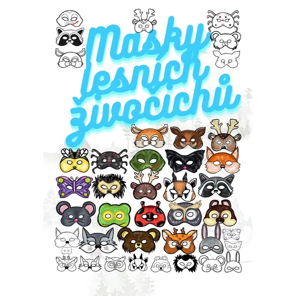Masky lesních živočichů