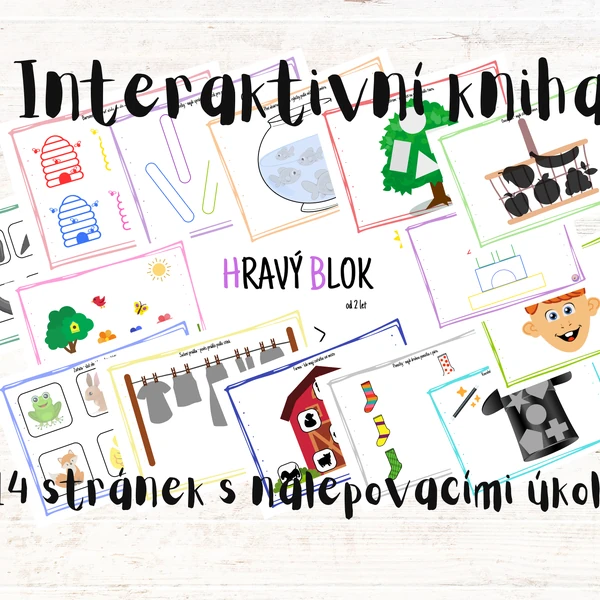 Hravý blok - interaktivní kniha