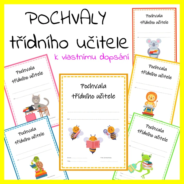 Pochvala třídního učitele