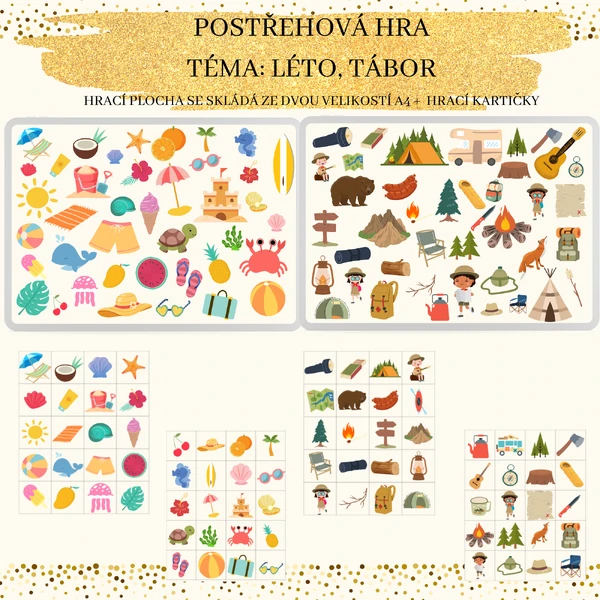 POSTŘEHOVÁ HRA - LÉTO, TÁBOR