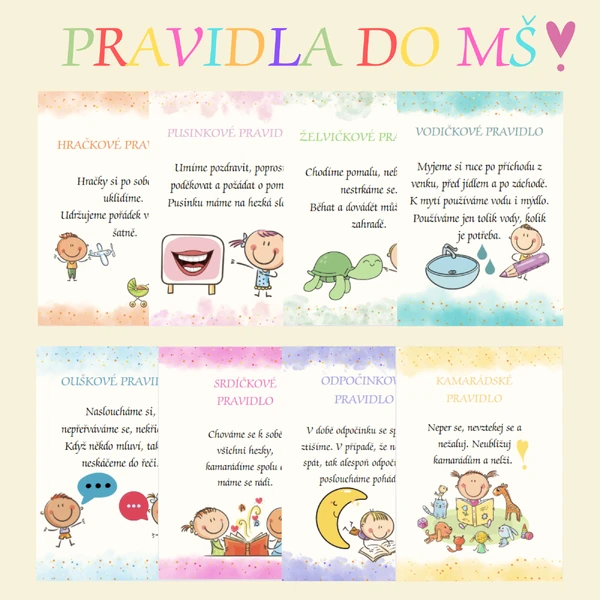 PRAVIDLA MŠ