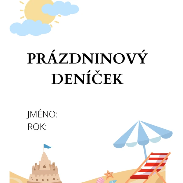 PRÁZDNINOVÝ DENÍČEK