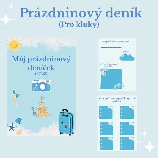 Prázdninový deník (pro kluky)