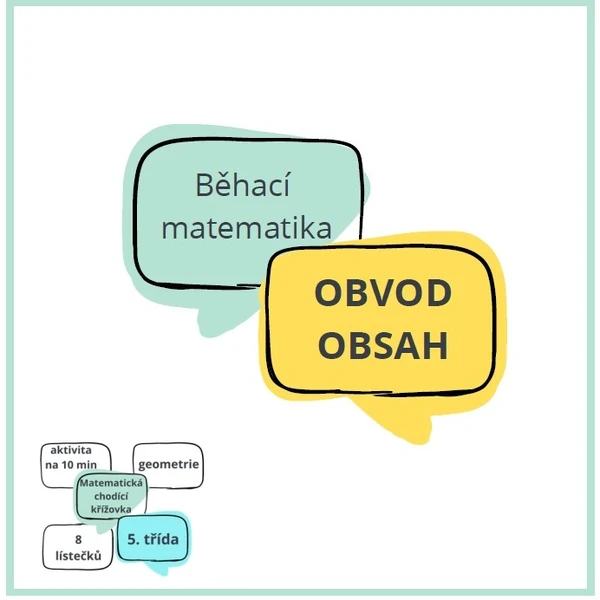 Běhací matematika - obsah a obvod