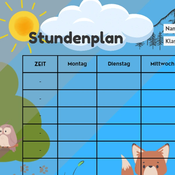 Stundenplan