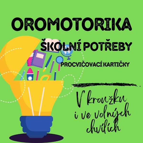 Logopedická chvilka - školní pomůcky