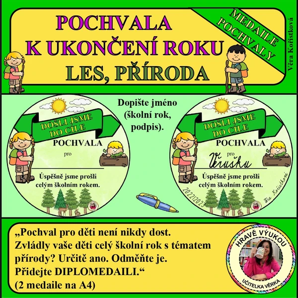 POCHVALA K UKONČENÍ ROKU – LES, PŘÍRODA