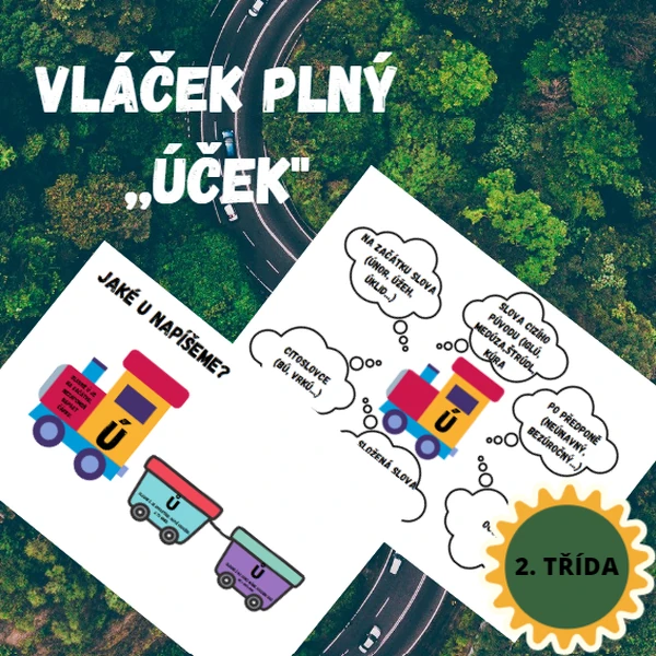 Vláček plný ,,úček"