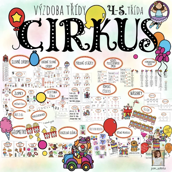 CIRKUS - výzdoba třídy