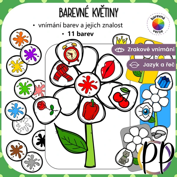 Barevné květiny