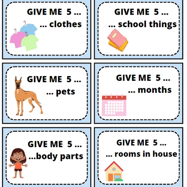 Give me 5 