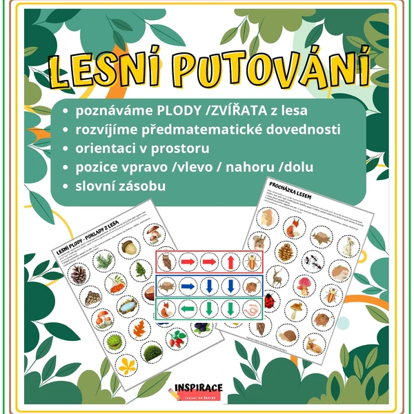 ORIENTACE v prostoru (LESNÍ PUTOVÁNÍ) 🌲🍄
