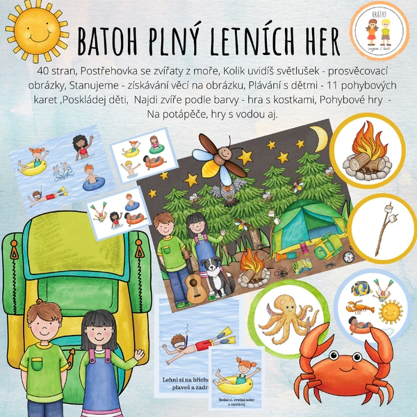 Batoh plný letních her