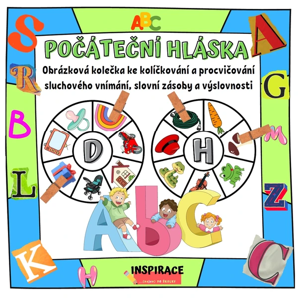🅰️ Počáteční hláska🅱️ - procvičovací kolečka 👂