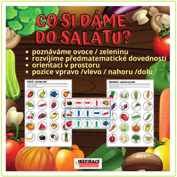 ORIENTACE v prostoru (OVOCE ZELENINA)