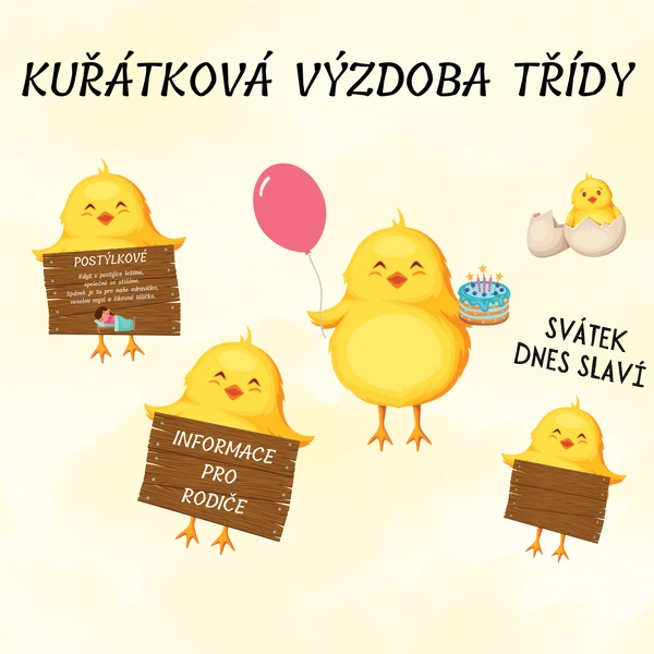 Výzdoba třídy - KUŘÁTKA