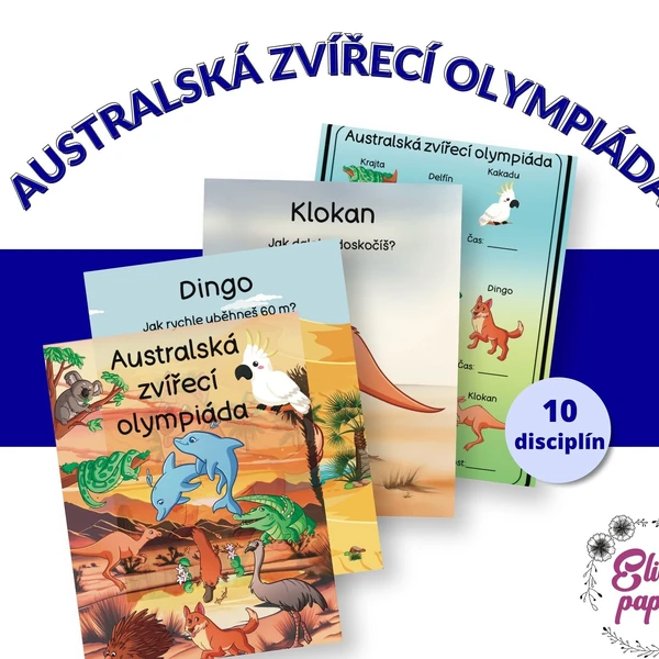 Australská zvířecí olympiáda - stezka