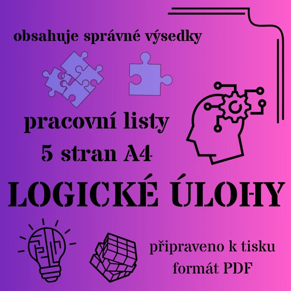 Sada pracovních listů - logické úlohy