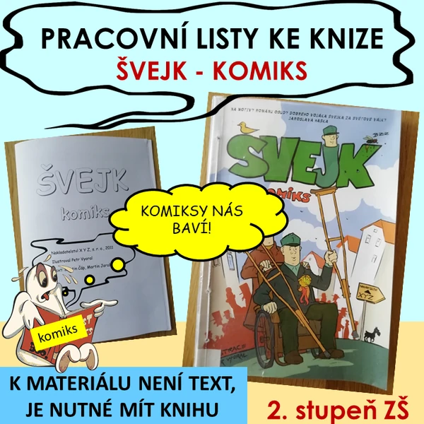 Čtenářský list - Švejk - KOMIKS