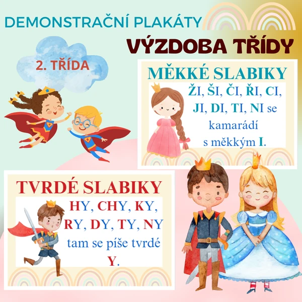 DEMONSTRAČNÍ PLAKÁTY - SLABIKY