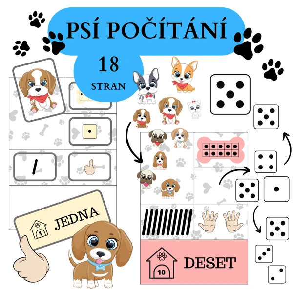 Psí počítání do 10