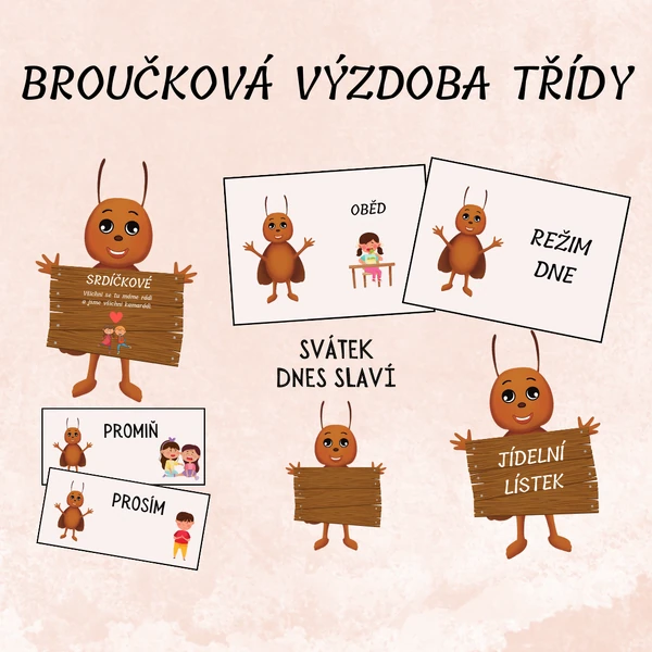 Výzdoba třídy - BROUČCI
