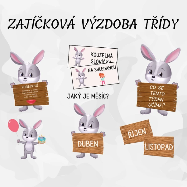 Výzdoba třídy - ZAJÍČCI