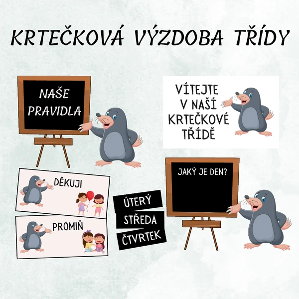 Výzdoba třídy - KRTEČCI