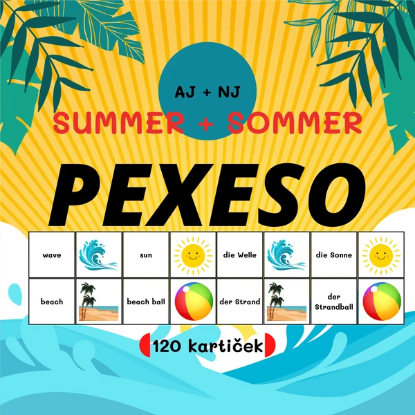 AJ + NJ pexeso _ SUMMER + SOMMER