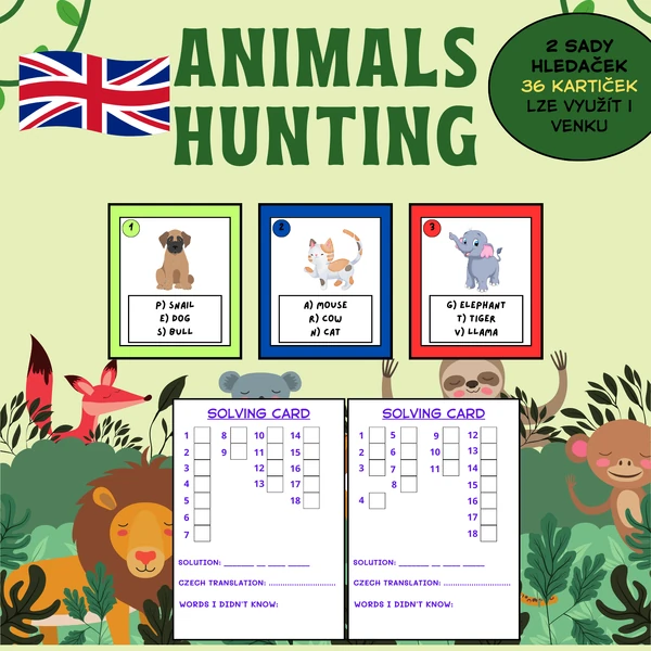 ANIMAL HUNTING - 2 SADY / 36 KARET