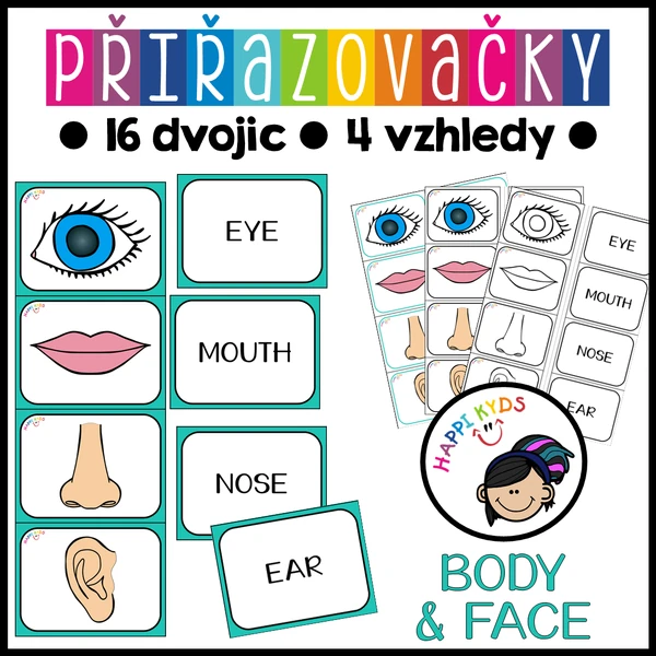 Přiřazovačky - BODY & FACE