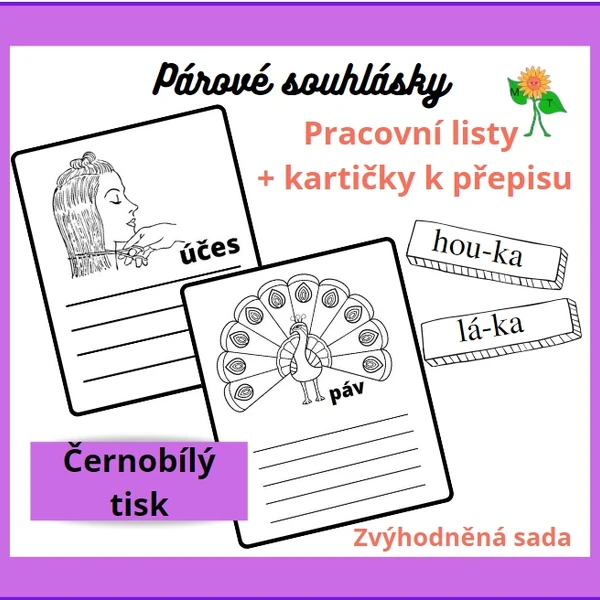 Párové souhlásky - zvýhodněná sada