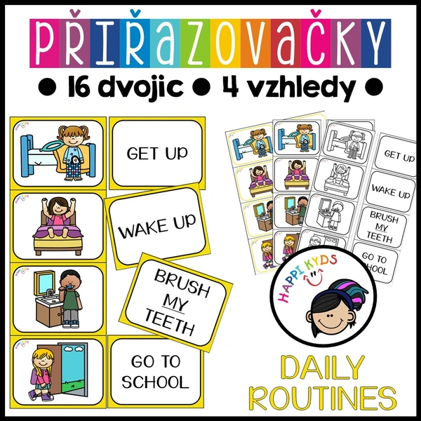 Přiřazovačky - DAILY ROUTINES