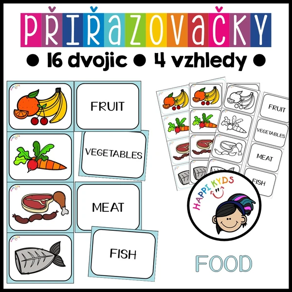 Přiřazovačky - FOOD