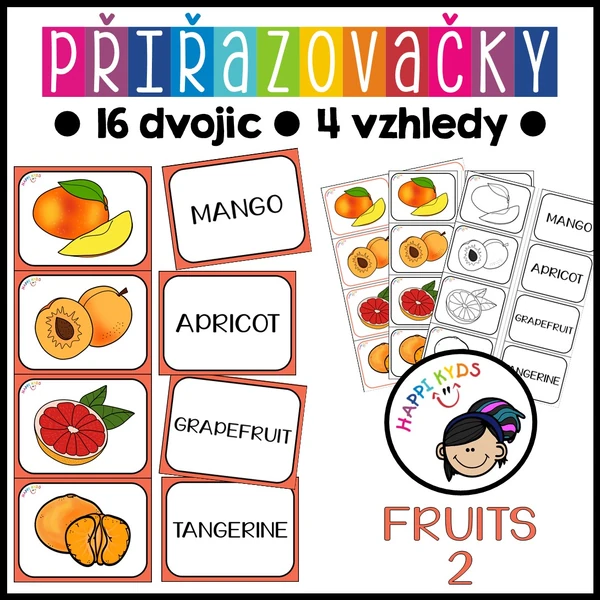 Přiřazovačky - FRUITS 2